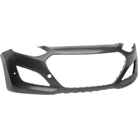Pare-choc avant noir ou à peindre avec 2 trous radars Hyundai I30 5 portes 2012-2015