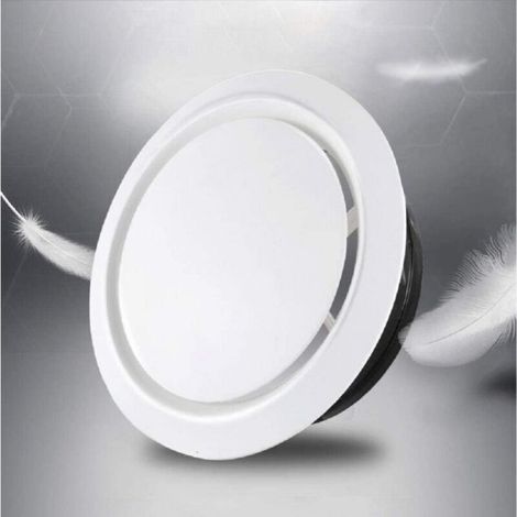 Couvercle de conduit de ventilation Grille de ventilation réglable 75 mm Grille de ventilation en plastique Couvercle de conduit d'alimentation en air (1/5)
