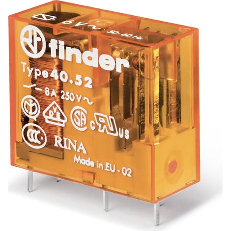 Finder Relais, bobine 230V c.a. Montage sur CI ( Prix pour 1 )