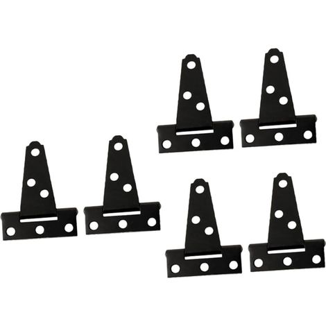 6 pièces Charnières Acier Forme T Lot (1/5)