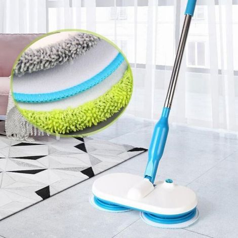 Recharges Serpillière - Microfibre Réutilisable - Pour Robots Nettoyeurs et Balais Plats - 6 Pièces (1/5)