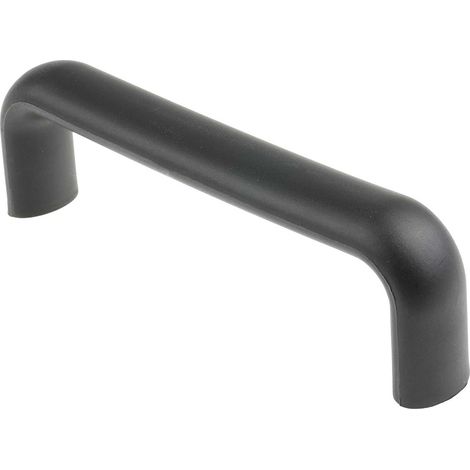 Poignée en Plastique RS PRO, entraxe 179mm, 197mm x 58 mm x 29mm, filetage M8 Fixations invisibles ( Prix pour Paquet de 2 )