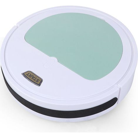 Aspirateur robot 3 en 1 Aspirateur traîneau et serpillère Puissance d'aspiration extra large 1500pa Robot aspirateur avec fonction de nettoyage Idéal pour les poils d'animaux, Blanc (1/5)