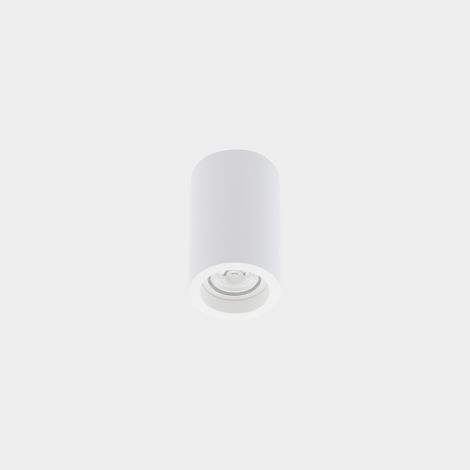 LedsC4 Ges - Deckenspot LED 8W und 302lm. Durchmesser 7cm. Gehäuse aus Gips. Innenbereich IP23. Farbe Weiß