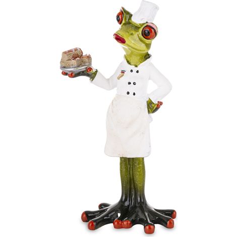 Froschfigur, Tierfiguren, 17 x 8 x 4,5 (1/5)