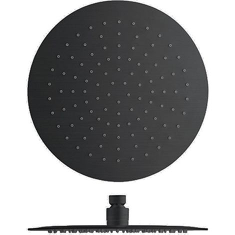 Pomme de douche sandwich inox ronde 30 Imperial Black - CRISTINA ONDYNA PD95376