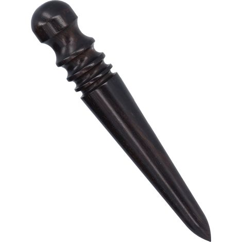 Tige de polissage en cuir violet bois de santal épais, outil de ponçage manuel DIY pour bords et finitions de cuir (1/5)