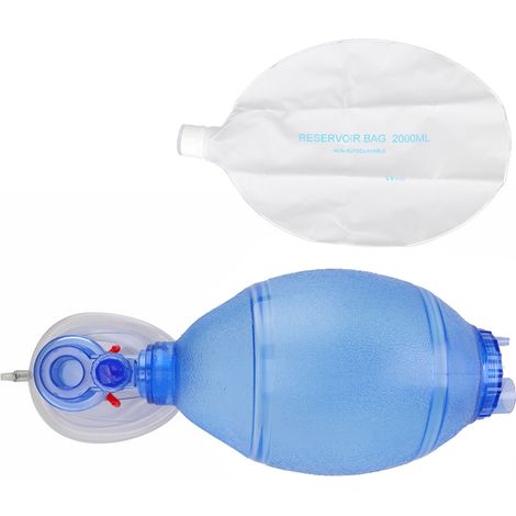 Sac Ambu, masque à oxygène simple, trousse de premiers secours pour adultes (1/5)