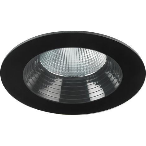 Leds-C4 Dako - Downlight LED Extérieur Encastré Noir 8cm 695lm 3000K IP65 (1/2)