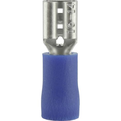 Vogt Verbindungstechnik 3904S Flachsteckhülse  Steckbreite: 4.8 mm Steckdicke: 0.5 mm 180 ° Teilisol (1/2)