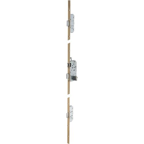 Vachette – Serrure électrique 3 points à pênes oblongs – Entraxe 70mm – Coffre acier galvanisé – Réversible droite/gauche
