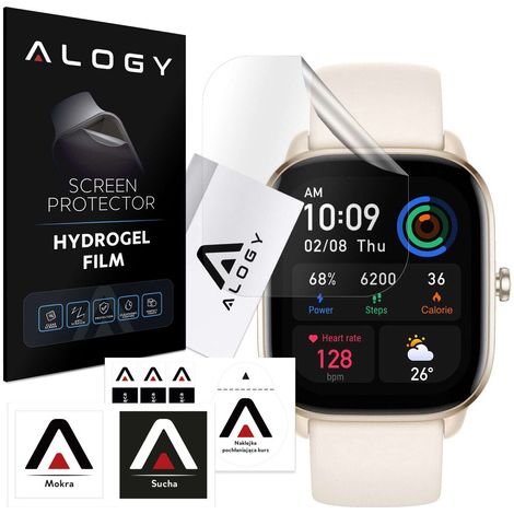 Pellicola protettiva in idrogel Alogy per smartwatch Xiaomi Amazfit GTS 4 (1/5)