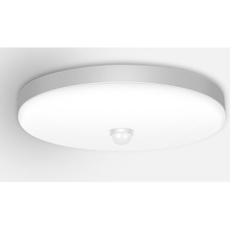 Capteur de commande vocale lumière lumière intégrée led capteur radar lumière couloir plafonnier capteur de corps humain contrôle du son et de la lumière lumière intelligente 16W + capteur de nuit 205 (1/2)