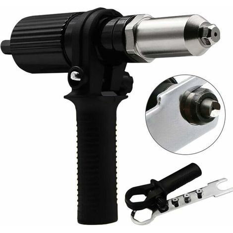 Pair Adapter für Einsteckmuttern, Bohrmaschine, elektrischer Adapter, Nietpistole, Akku-Nietwerkzeug