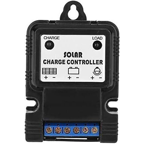 Contrôleurs solaires, régulateur de contrôleur de chargeur de panneau solaire portable PWM 6V / 12V 3A avec indicateur LED nouveau (1/5)