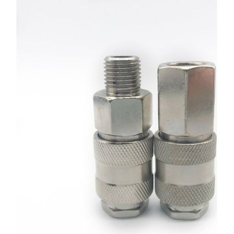 4pcs European + British 1/4 quick female connector, male pneumatic connector (1/3)