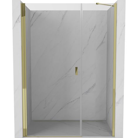 Mexen Mist-B Pendeltür Duschabtrennung 95 cm, transparent, gold - 8A2-095-001-50-00 (1/5)