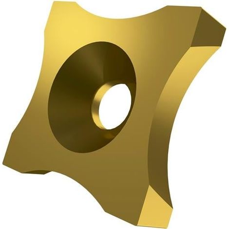 Scarfing-Schneideinsatz ISO SPUB 19-R15:6640 Radius 15mm MT-CVD beschicht. Gold (1/2)