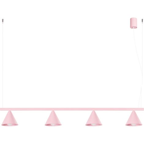 Lampadari Nox rosa 122x215x14cm Acciaio Sollux (1/5)
