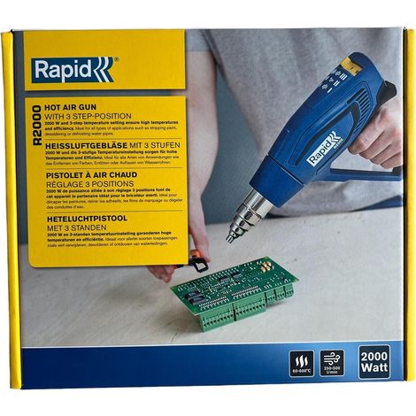 Rapid Heißluftgebläse R2000 Box (1/3)