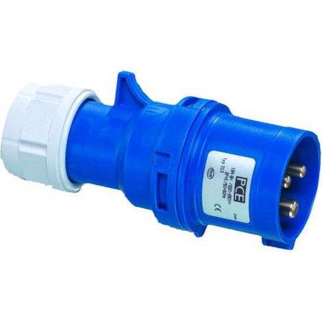 WTYCZKA PRZENO艢NA 32A 3P 230V NIEBIESKA IP44 TIBUR脫N 023-6 - E143CY-PD002