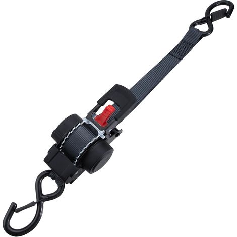 Sangles d'arrimage automatique 100 daN Charge de traction LGF 0,2 m LGL 1,8m PES Courroie Crochet (1/5)