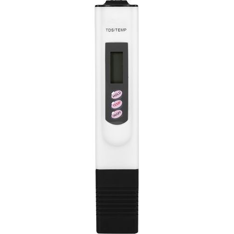 LCD Digital Water Quality Tester Pen, Purity Filter, TDS Tester, 0-9999 ppm, White (1/2)