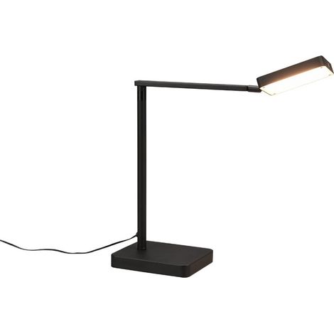 Lampe bureau Pavia noire LED 12W dimmable 2700-6400K (1/5)