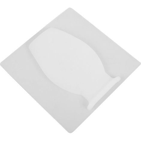 Vase mural en silicone blanc, pot de fleurs adhésif décoratif pour plantes et (1/5)