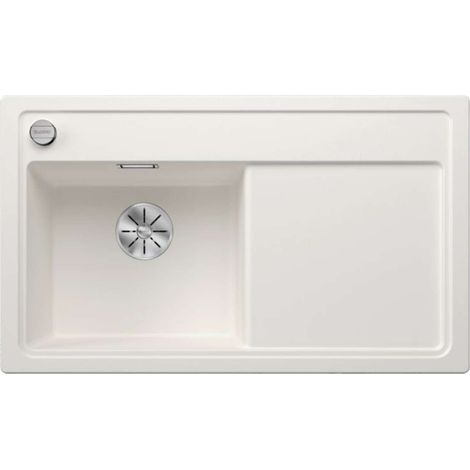 Blanco Zenar 45 - Silgranitspüle, 86x51 cm, mit Ablaufbedienung, InFino, weiß 523854