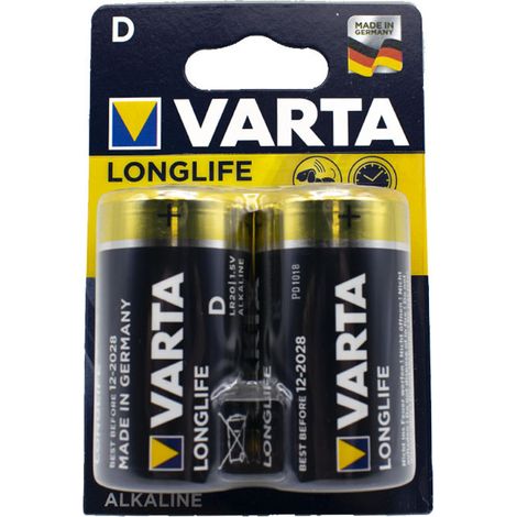 Batteria alcalina Varta LR20 R20 D 2 pezzi 16500mAh
