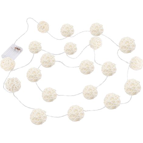 Guirlande Lumineuse LED - Boule De Sepak Takraw - 20 Leds - Décoration Intérieure Extérieure Pour Fête Mariage Maison - 1 Pièce