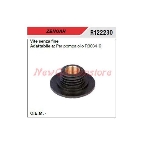 Tornillo sinfín ZENOAH para bomba de aceite R303419 R122230