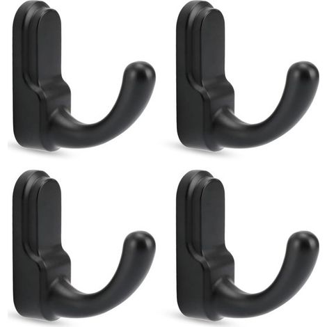 Haken – 4 Stück – Hängehaken – Industriell – Kleiderhaken – Schlüsselhaken – Wandhaken – Handtuchhalter für Bad & Küche – Wandhaken – Kleine Handtuchhaken (1/5)
