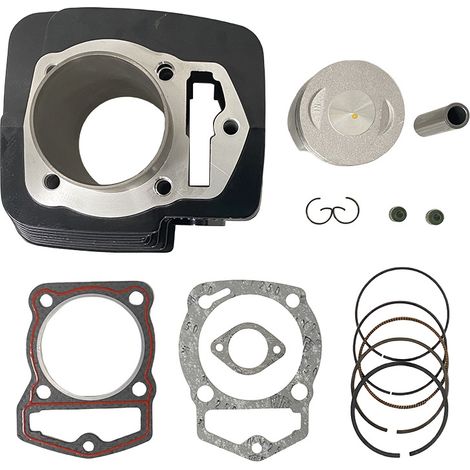 Motorcycle cylinder kits, adapted to the cylinders and pistons of the Kurazai Spartha 200, CB250, CBP250 and GP250. (1/4)