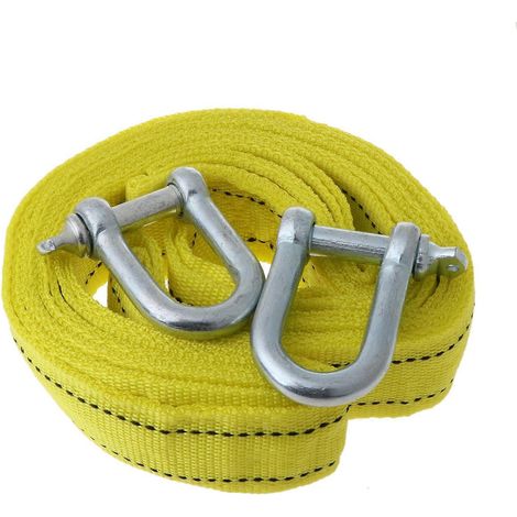 Câble de remorquage d'urgence pour camion avec crochet, 5 tonnes, 4 mètres. (1/5)