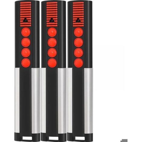 Télécommande Porte Garage - 868 MHz - 4 Canaux - Compatible 4020 TX03-868-4 4026 TX03-868-2 4020V000 4026V000 - Acier Inoxydable - 3 Pièces (1/4)