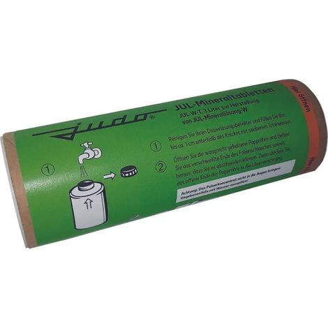 JUDO Comprimidos minerales JUL - JUL-W-T para envase de 3 l, 8600017