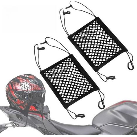 Filet pour Casque Moto - yd - Double Couche - 25x30cm - Moto (1/4)