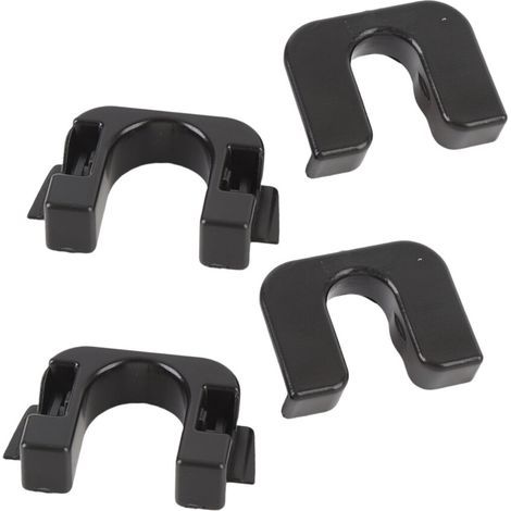 Ensemble de 4 clips de séparation de coffre adaptés aux Ford Fiesta, Focus, B-Max et Mondeo, fabriqués en matériau ABS, en différentes couleurs. (1/2)