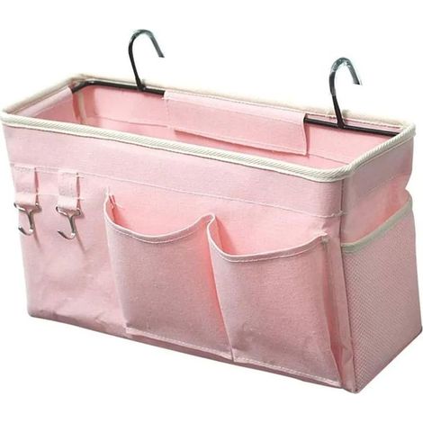Sac de rangement suspendu pour tête de lit, lits superposés et dortoirs, organise livres, téléphone et revues (1/5)