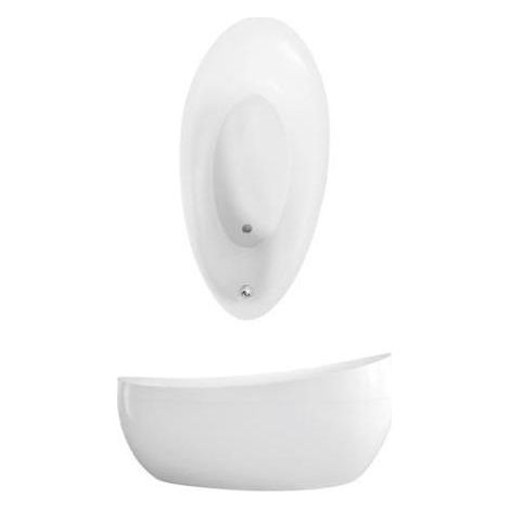 V&B Sonderform-Badewanne AVEO 190x95cm, freistehend, mit Schürze, weiß (1/4)