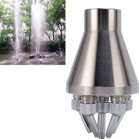 Pommeau de Fontaine en Acier Inoxydable pour Jet Central Direct - Accessoire de Paysage d'Eau pour Places Publiques-AUTRES (1/5)