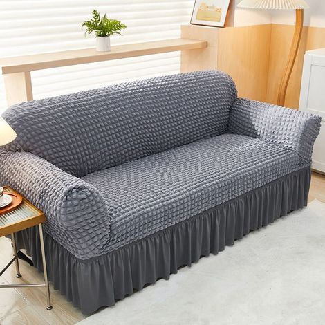 3-Seater Sofa Cover - Anti-Scratch, Stretchable and Washable Chenille Fabric, 90-140CM
