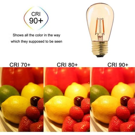 Lampadina LED E27 Vintage, ST45 facile da installare, equivalente a 10W di lampadine a incandescenza, luce bianca super calda 2200K, attacco medio E27, vetro dorato, non dimmerabile, confezione da 15 (1/3)