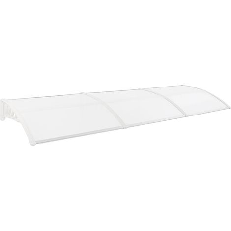 Toldo, protección contra la intemperie, diseño robusto, blanco. (1/2)
