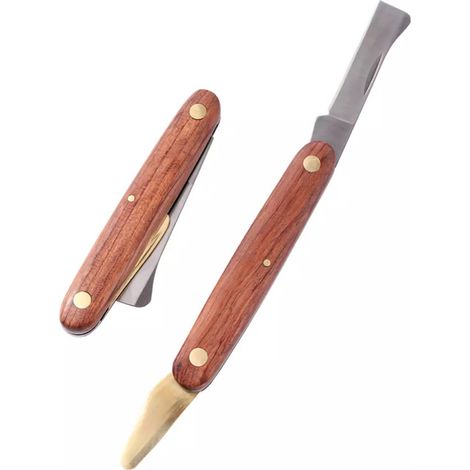 Couteau de greffage pliable pour jardin, sécateur, coupe-semis pour verger, cisaille à arbres fruitiers, sécateur pour la vaccination des arbres fruitiers (1/5)
