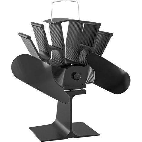 1 Ventilateur De Poêle 2 Hélices 1100 Tr/min 70-350 °C Distribution Chaleur Cheminée (1/5)