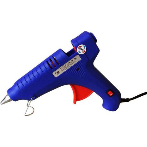 Mini Pistolet à Colle Chaude 80 W Avec 10 Bâtonnets De Silicone Diy Diy