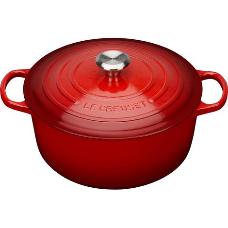 Le Creuset Cocotte Ronde Signature 28 cm Cerise (1/5)